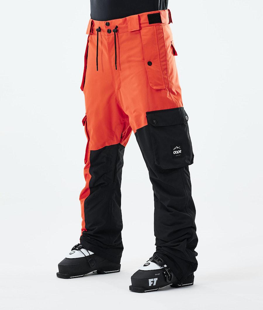 Men's Dope Adept 2021 Ski Pants Orange/Black USA | HTCGZ-9073