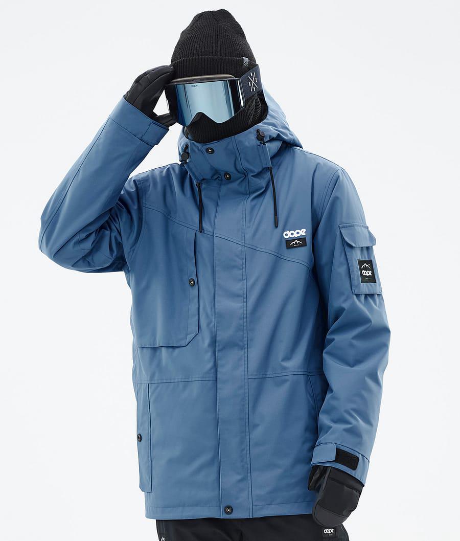 Men's Dope Adept Ski Jacket Blue Steel USA | UHBGQ-7358