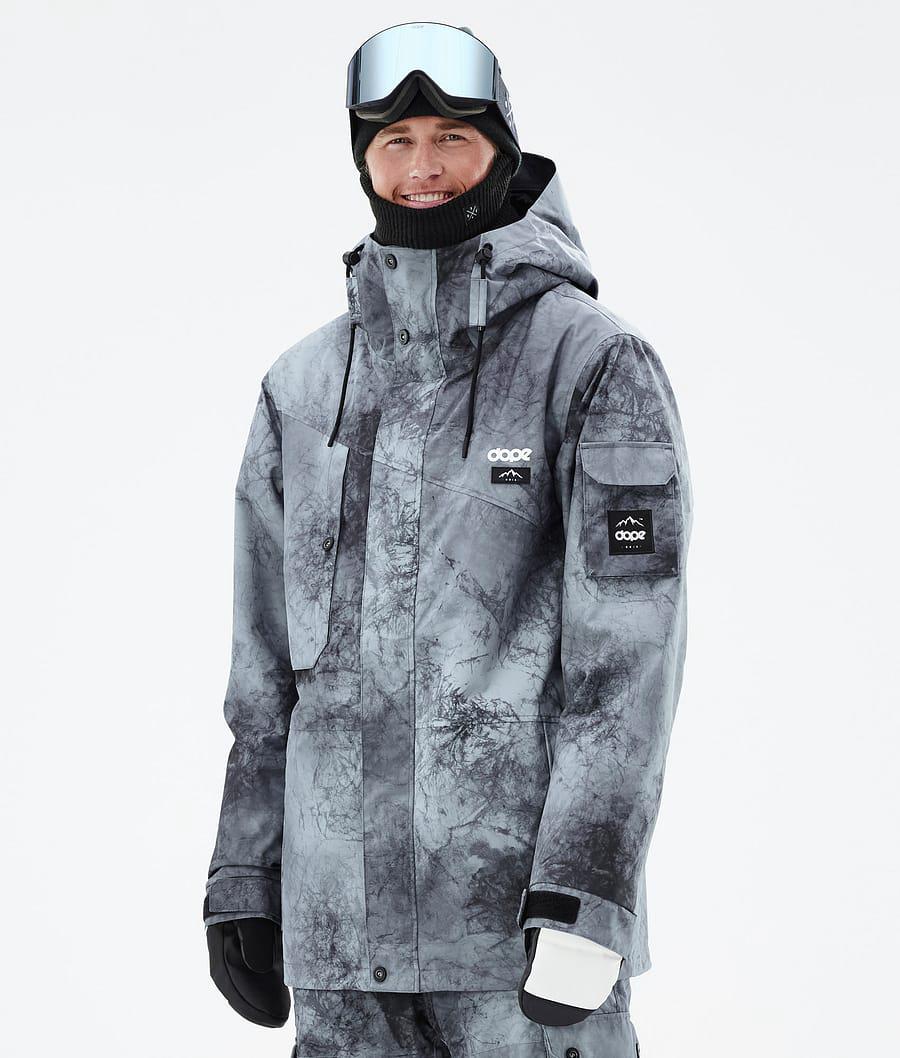 Men's Dope Adept Ski Jacket Dirt Grey USA | BYGMO-9532