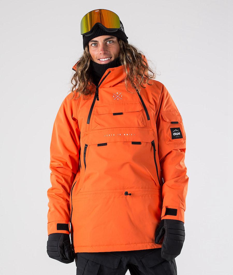 Men's Dope Akin 2019 Snowboard Jacket Orange USA | CFJKY-8091