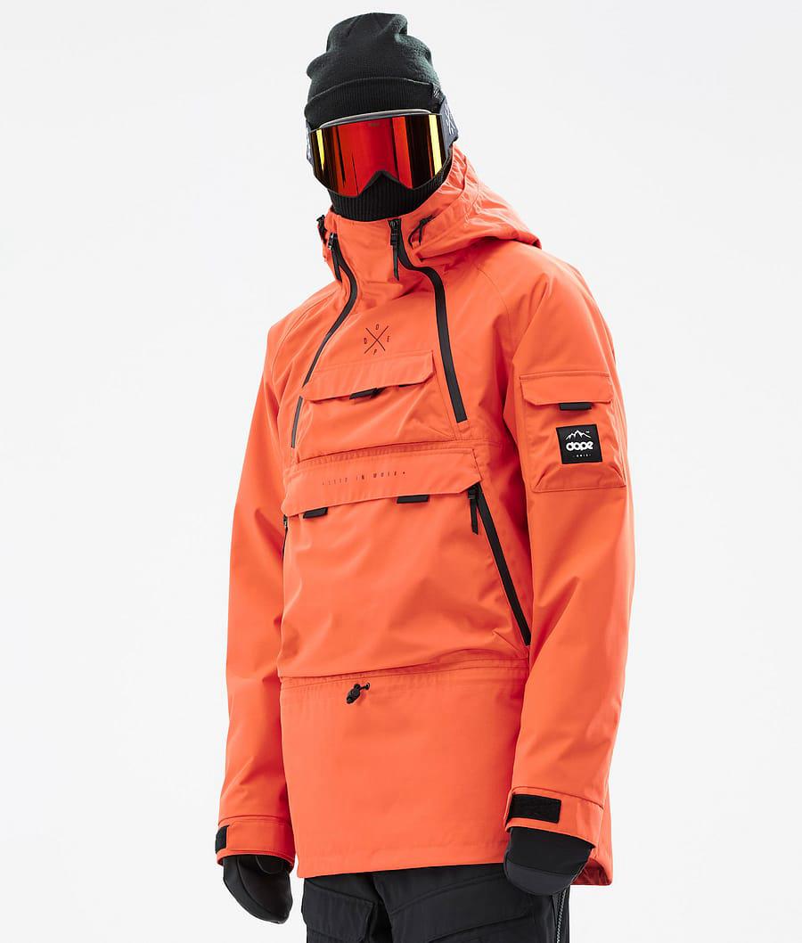 Men's Dope Akin Ski Jacket Orange USA | HCDLR-7654