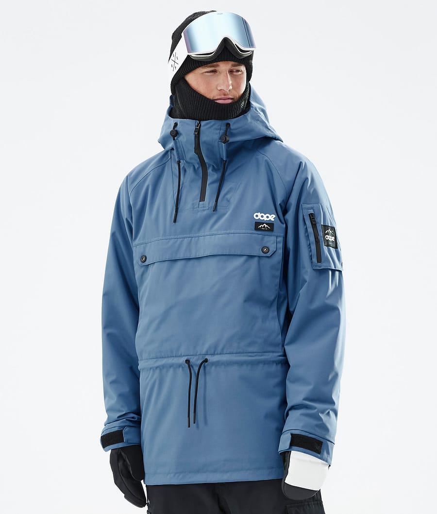 Men's Dope Annok Ski Jacket Blue Steel USA | OTHFI-5193