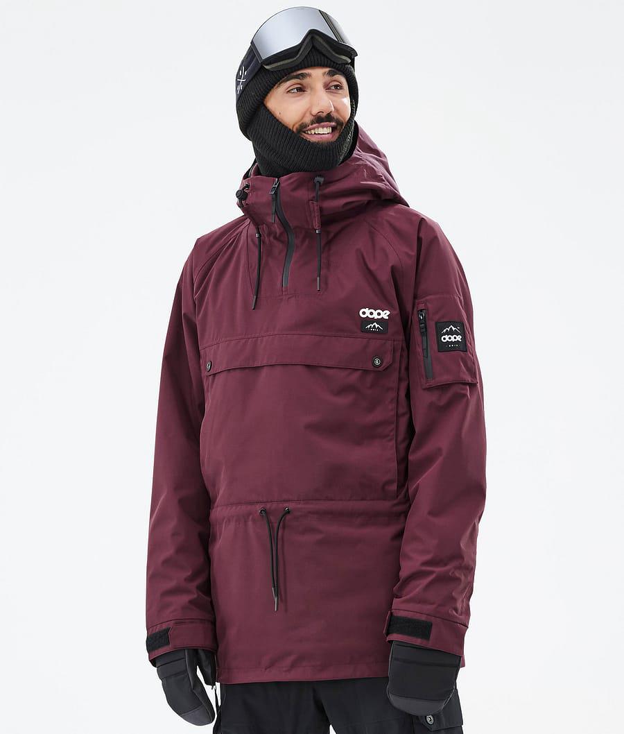 Men's Dope Annok Ski Jacket Don Burgundy USA | TRUYS-8913