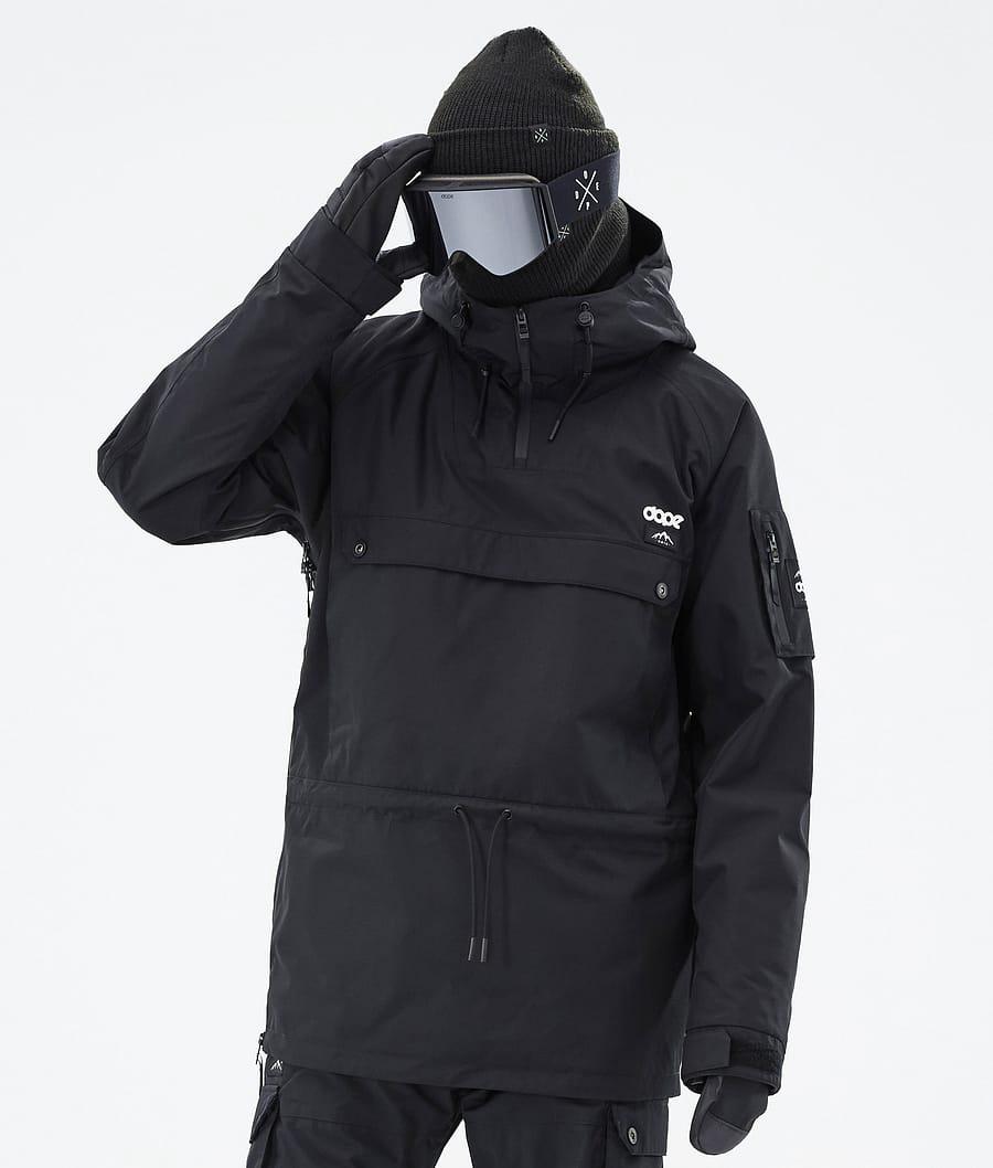 Men's Dope Annok Snowboard Jacket Black USA | RKEIG-6578