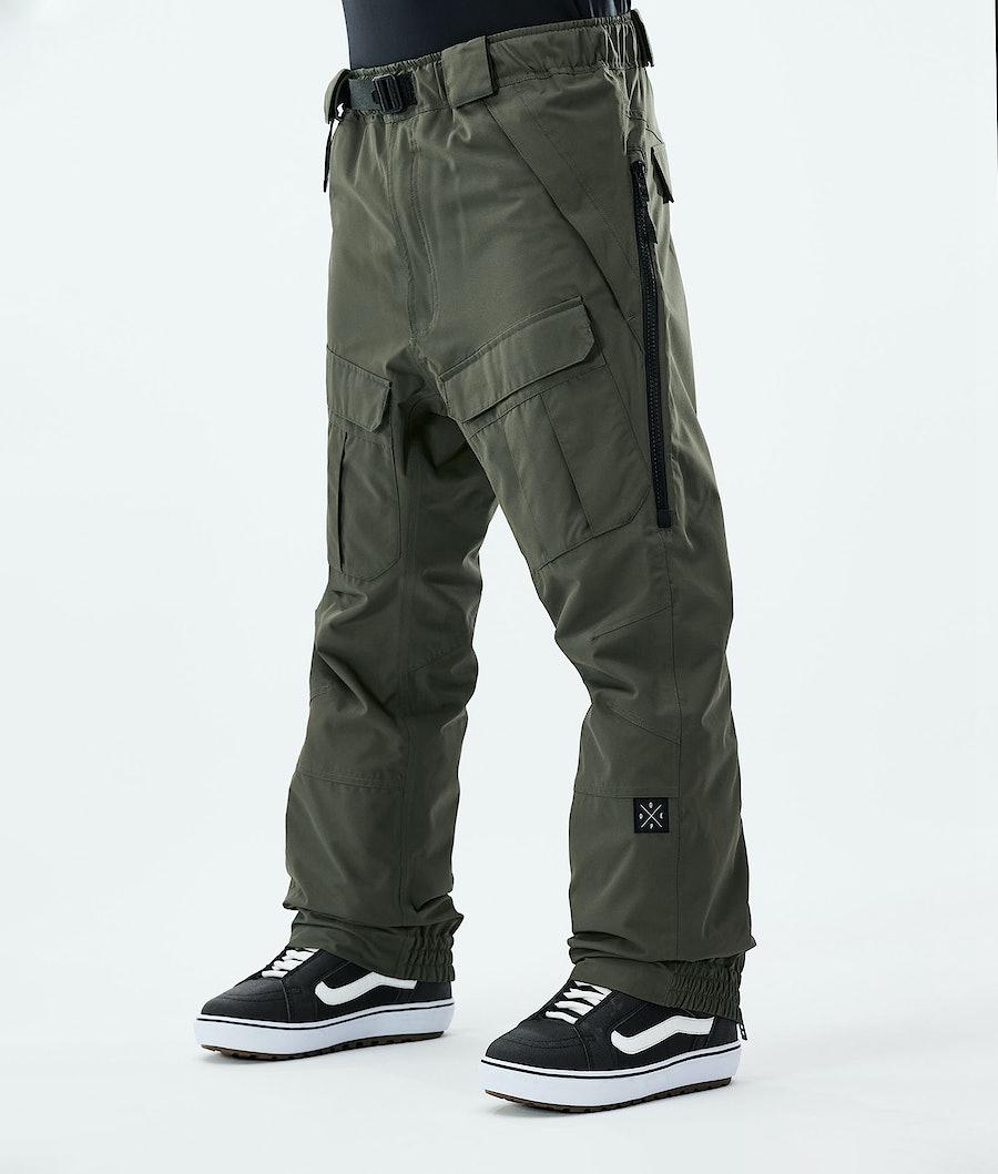 Men's Dope Antek 2021 Snowboard Pants Olive Green USA | NWLJM-4835