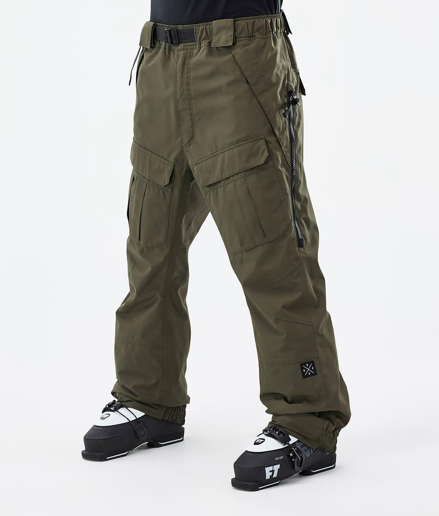 Men's Dope Antek Ski Pants Olive Green USA | AHNVM-1805