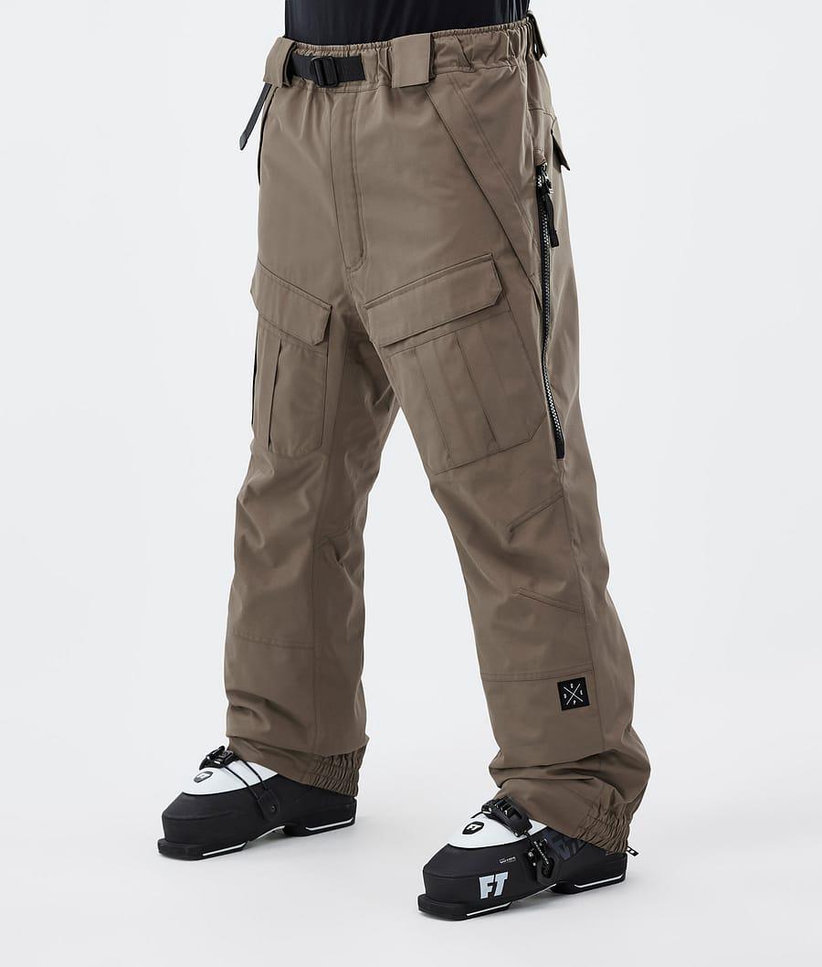 Men's Dope Antek Ski Pants Walnut Khaki USA | RNFWY-2615