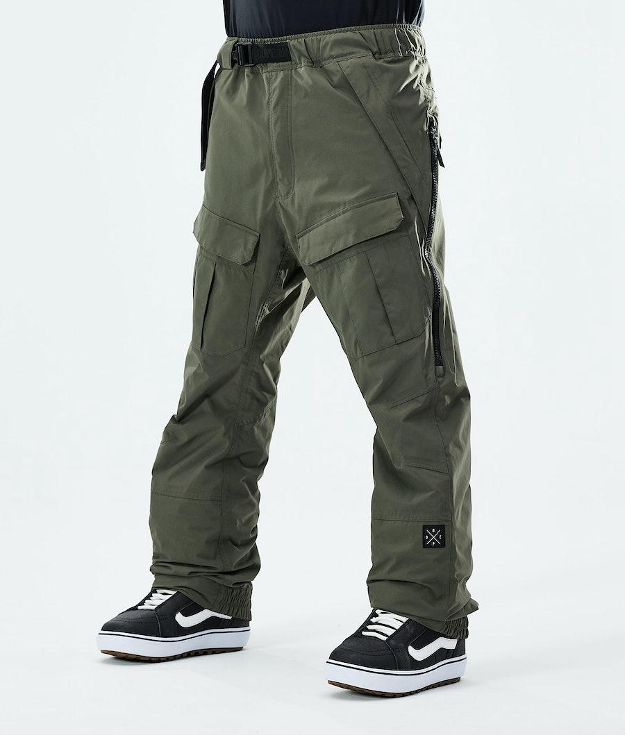 Men's Dope Antek Snowboard Pants Olive Green USA | AQXNM-8493