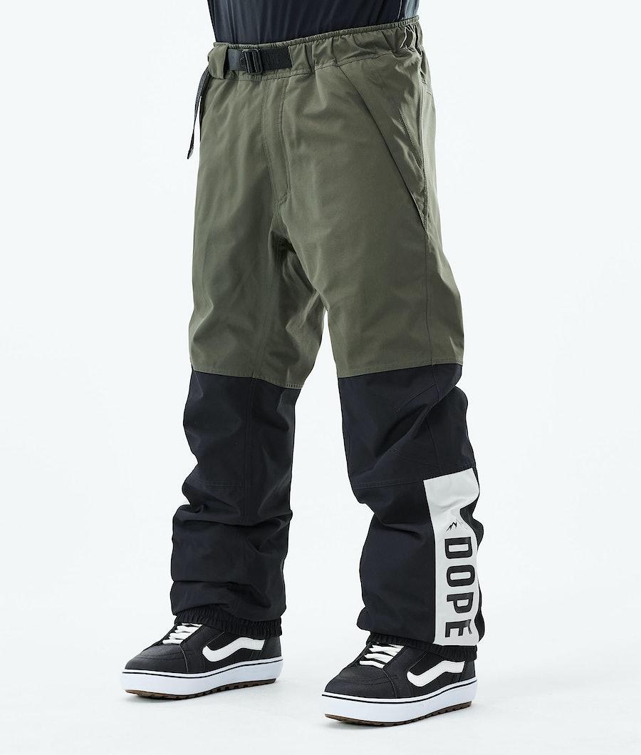 Men's Dope Blizzard LE Limited Edition Snowboard Pants Multicolor Olive Green USA | MJQUW-7542