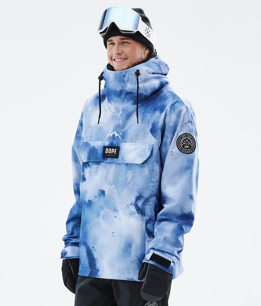 Men's Dope Blizzard Ski Jacket Liquid Blue USA | WMLEZ-5764