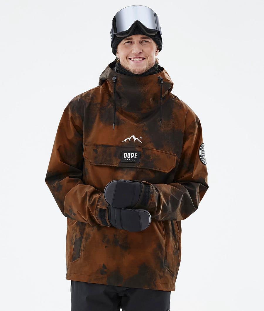 Men's Dope Blizzard Ski Jacket Smudge Orange USA | LPONX-2648