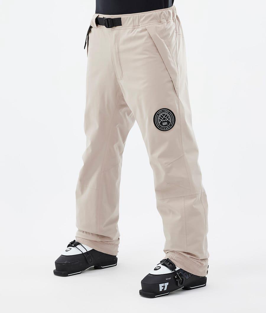 Men's Dope Blizzard Ski Pants Sand Beige USA | YWJFP-4798