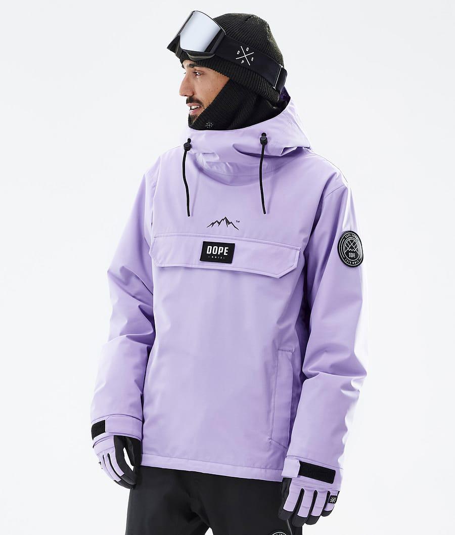 Men's Dope Blizzard Snowboard Jacket Faded Violet Purple USA | ZUGDI-2379