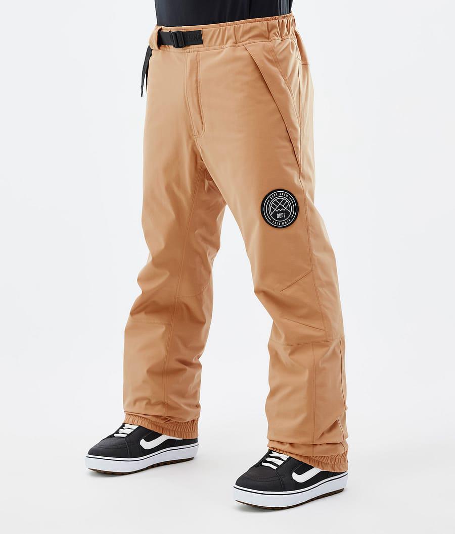 Men's Dope Blizzard Snowboard Pants Khaki Yellow USA | TRSBV-9243