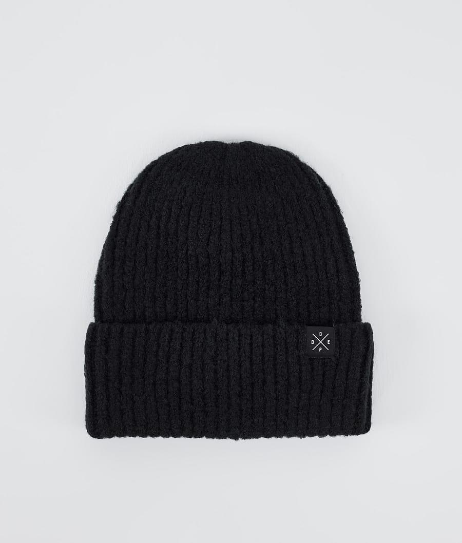 Men's Dope Chunky Beanie Black USA | FTEKC-0321