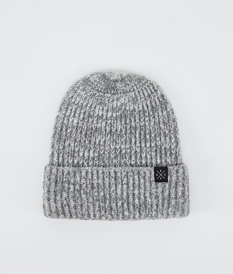 Men's Dope Chunky Beanie Grey Melange USA | MSTBC-6219