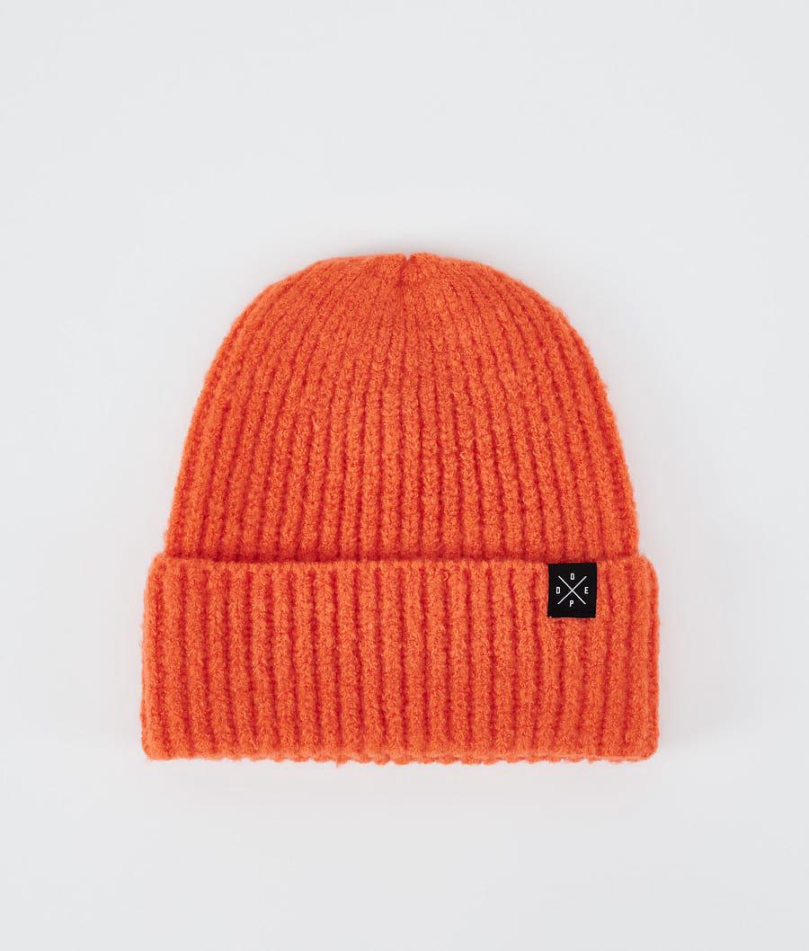 Men's Dope Chunky Beanie Orange USA | ENFGX-7641