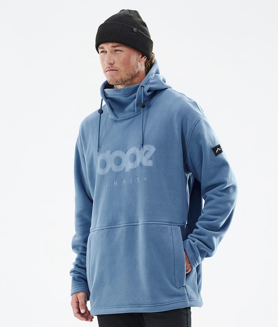 Men's Dope Cozy II Hoodie Blue Steel USA | ILZFD-9837