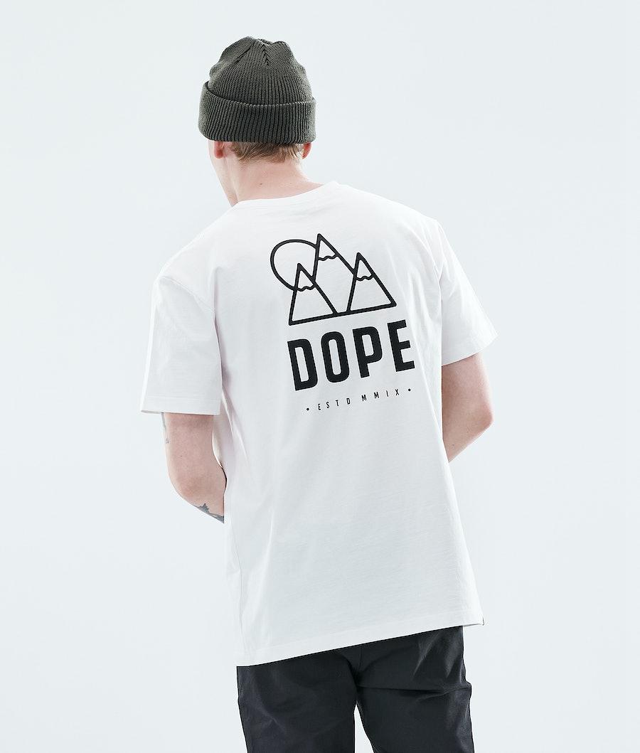 Men's Dope Daily T-shirt Rise White USA | EFVOZ-8309