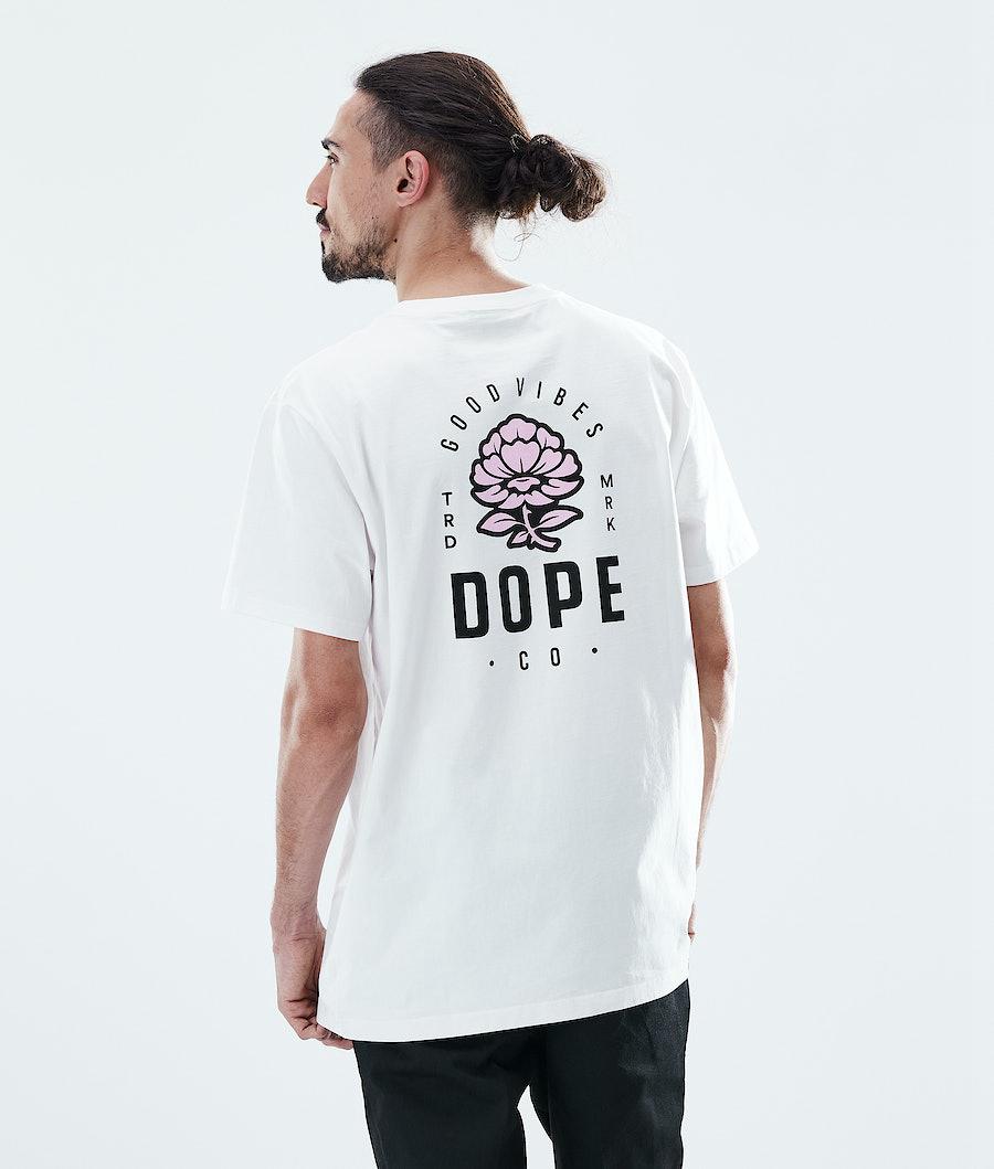 Men's Dope Daily T-shirt Rose White USA | DTGUQ-8526