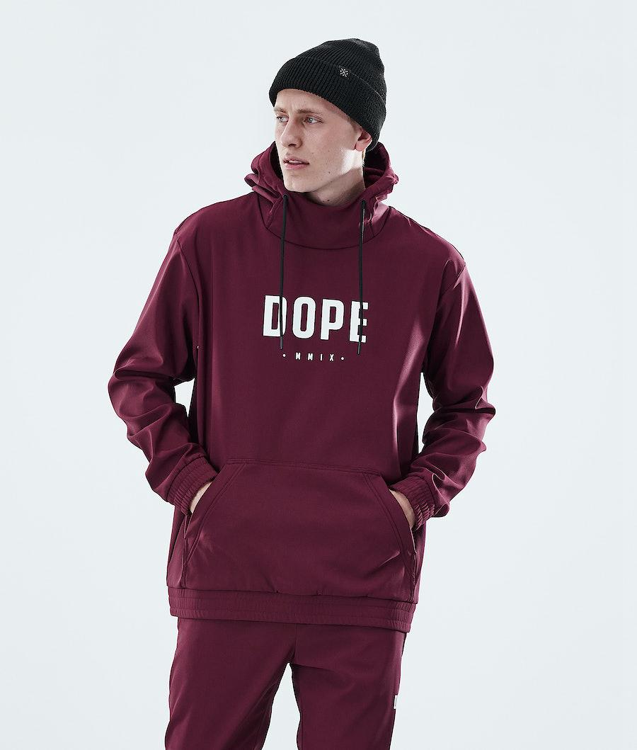 Men's Dope Flight Hoodie Burgundy USA | ADQGN-7214