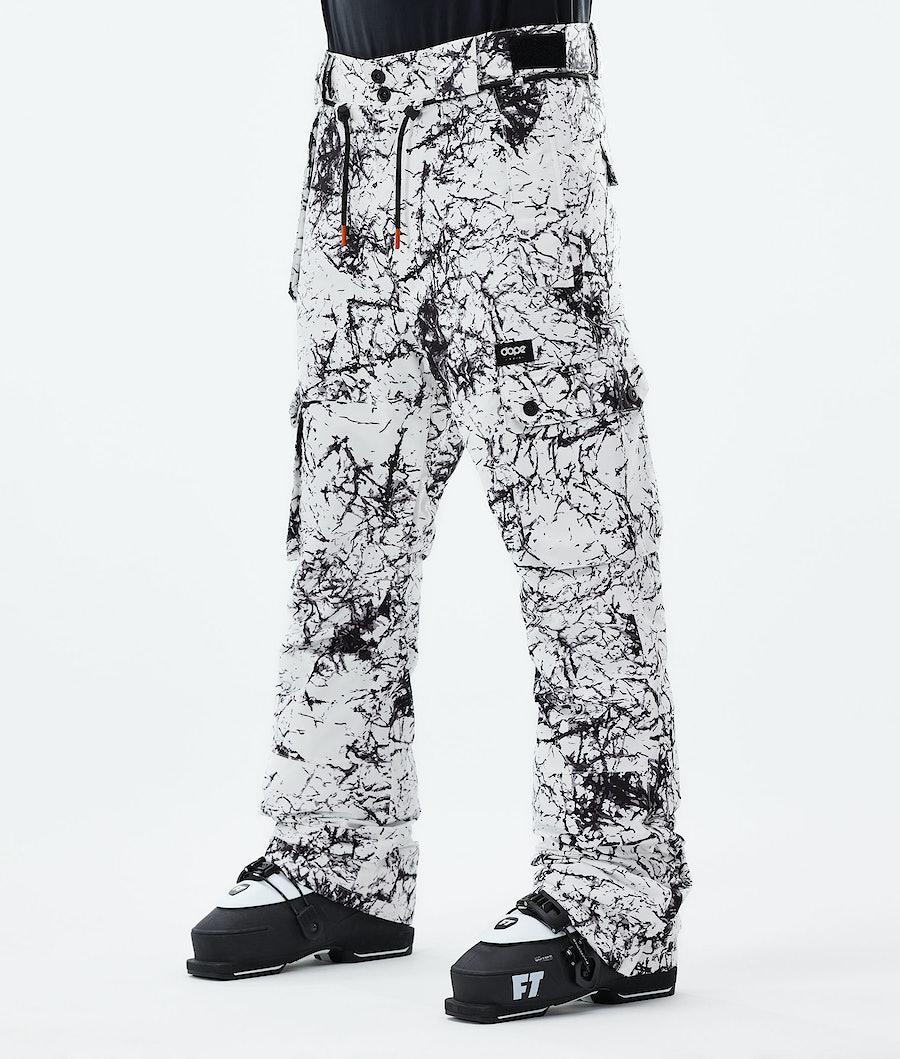 Men's Dope Iconic 2021 Ski Pants Rock White/Black USA | FYTBP-3519