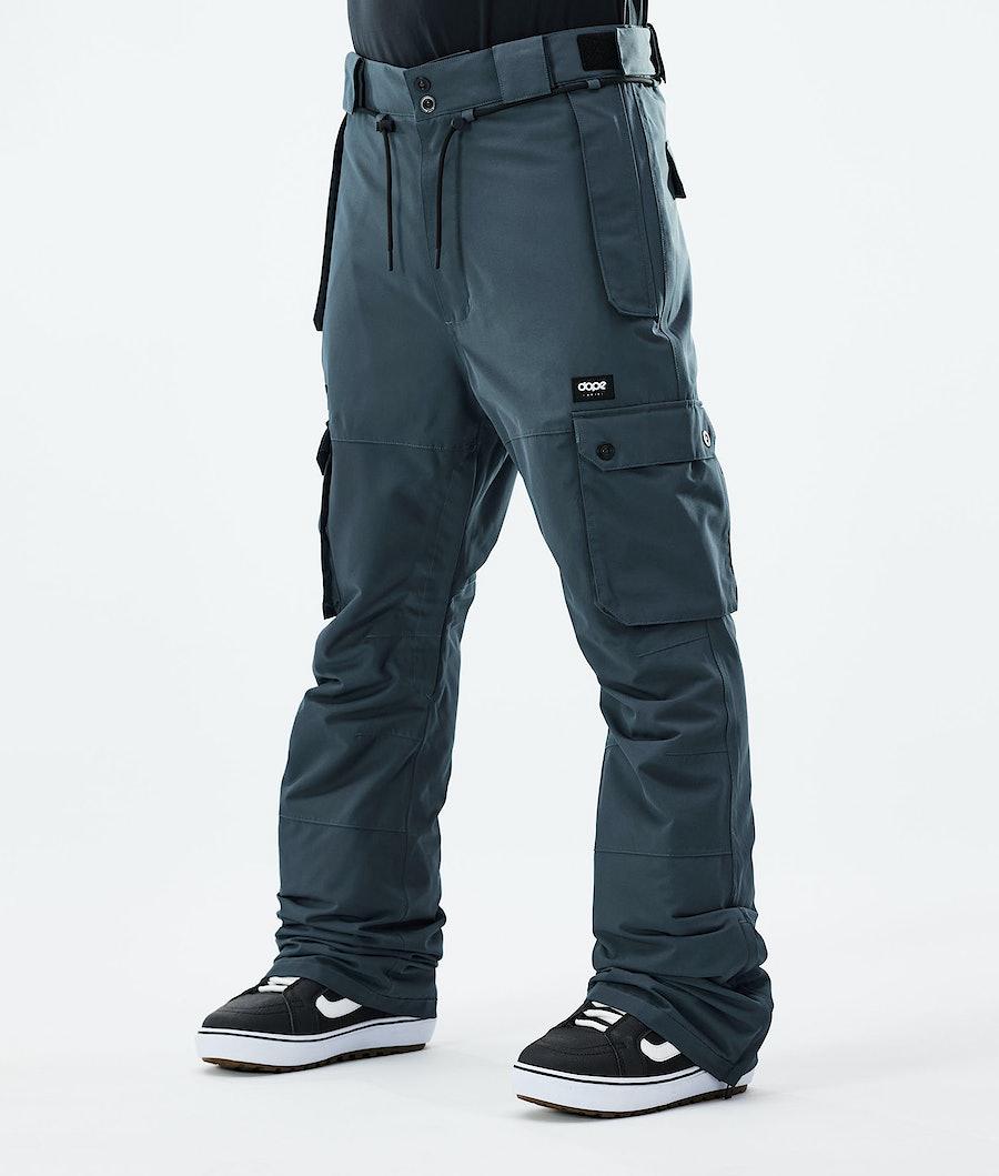 Men's Dope Iconic 2021 Snowboard Pants Metal Blue USA | EWFUN-3280