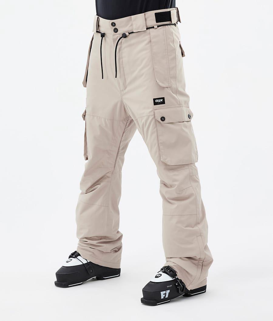 Men's Dope Iconic Ski Pants Sand Beige USA | FSQRW-3607