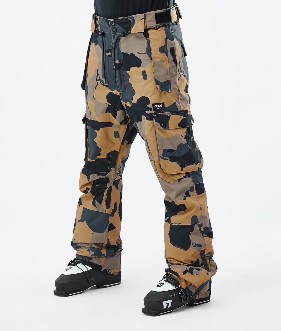 Men's Dope Iconic Ski Pants Walnut Camo USA | VEWKO-4076