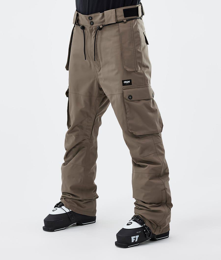 Men's Dope Iconic Ski Pants Walnut Khaki USA | MTWQD-3976