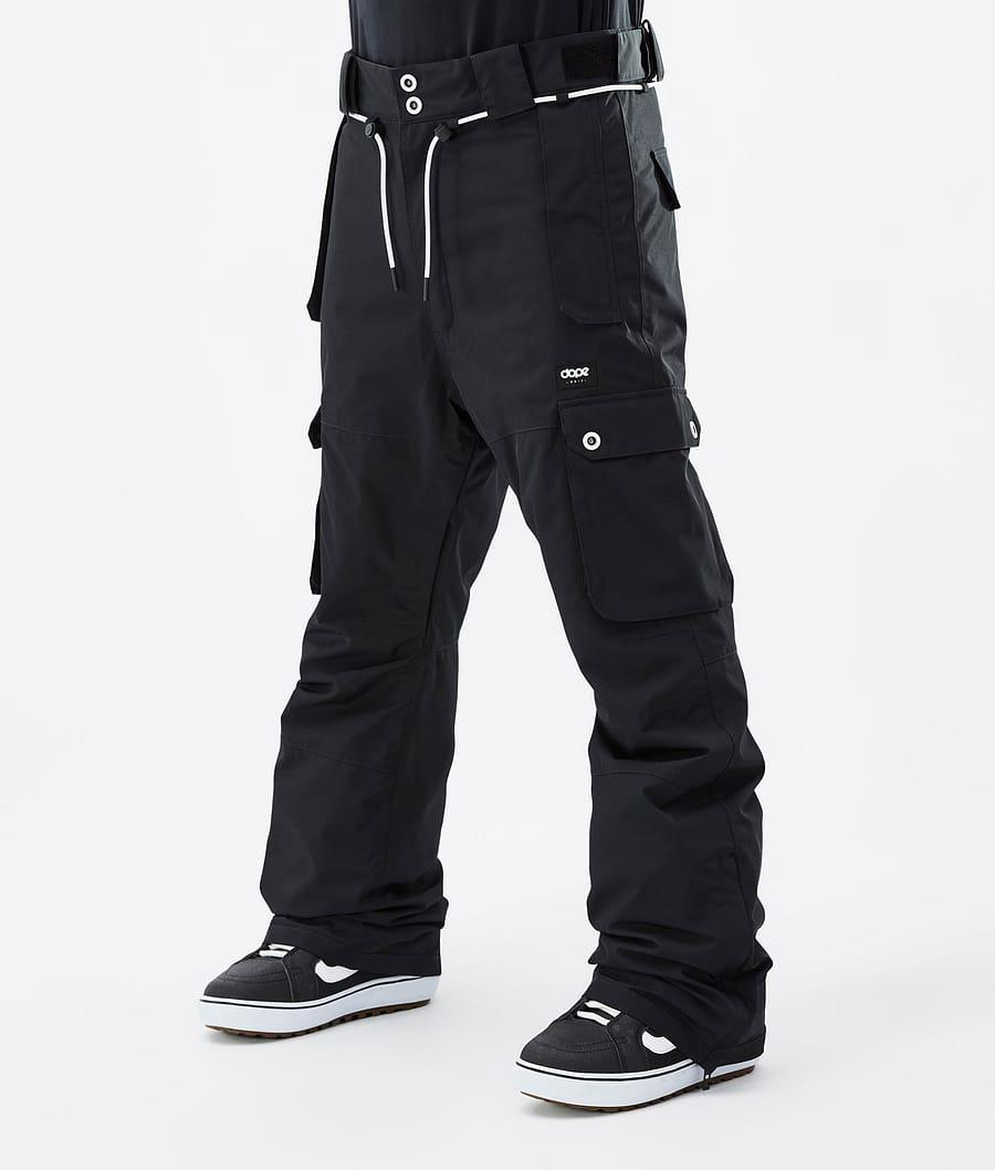 Men's Dope Iconic Snowboard Pants Black USA | EUWJL-1590