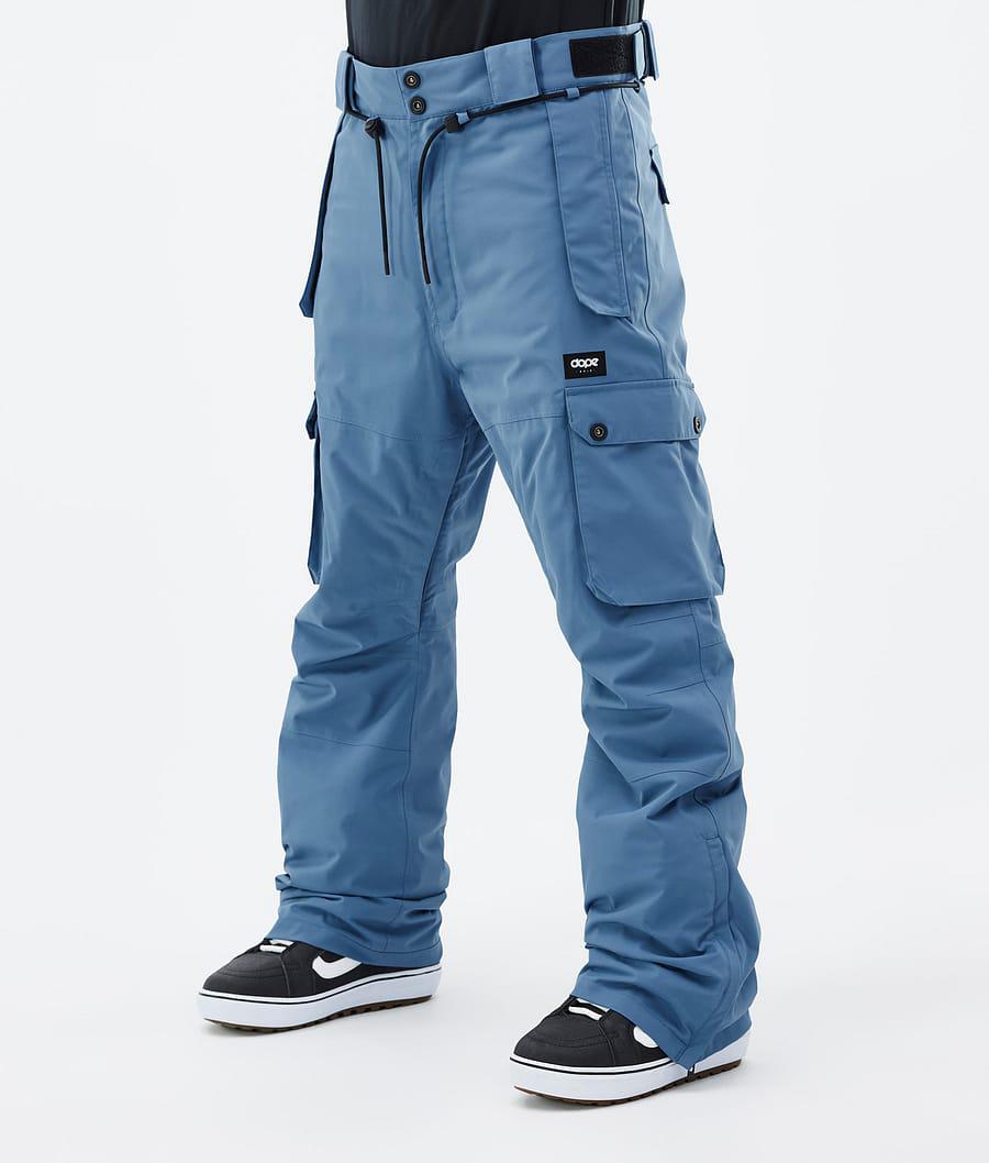 Men's Dope Iconic Snowboard Pants Blue Steel USA | UQVEY-5628