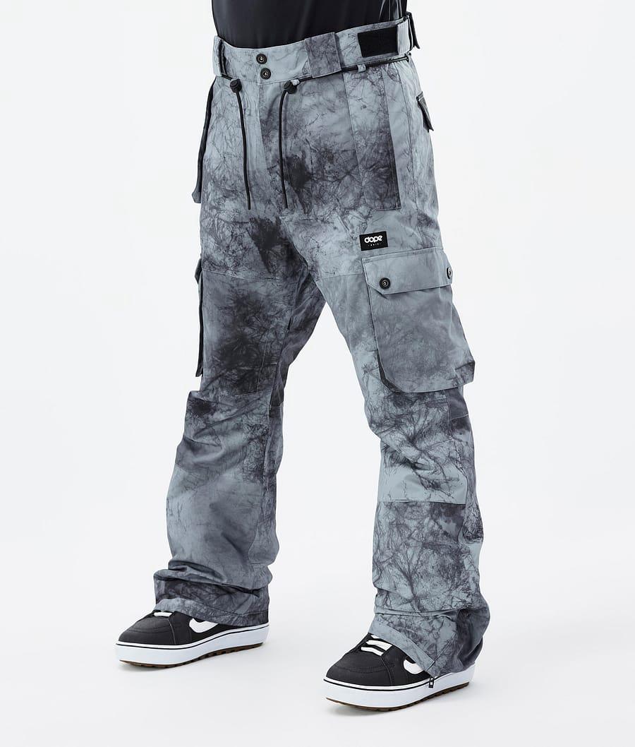 Men's Dope Iconic Snowboard Pants Dirt Grey USA | PDTMC-7613