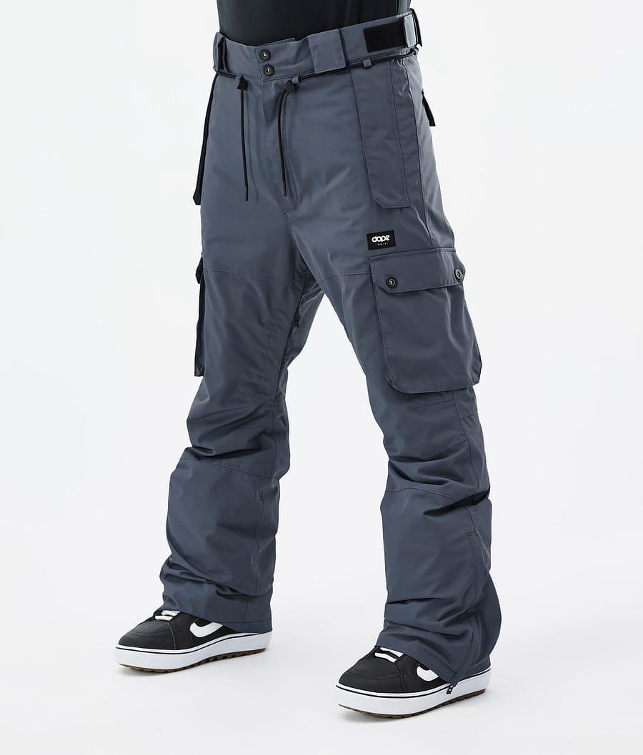 Men's Dope Iconic Snowboard Pants Metal Blue USA | NZWUA-8264