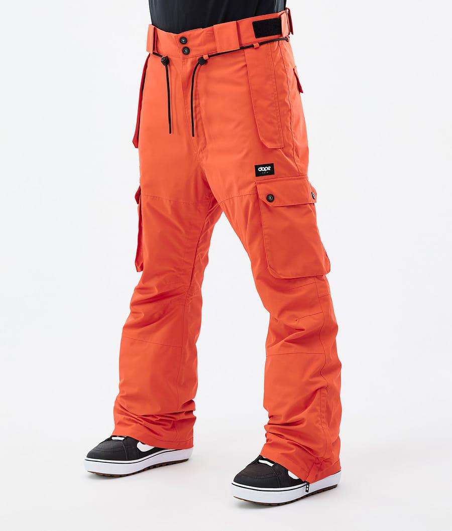 Men's Dope Iconic Snowboard Pants Orange USA | CVOMW-5892