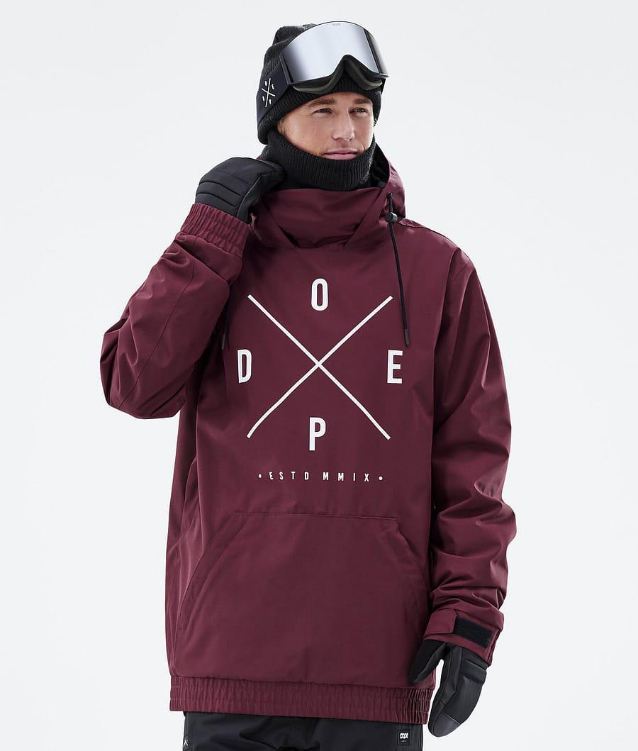 Men's Dope Migoo 2X-Up Snowboard Jacket Burgundy USA | GOEHS-0839