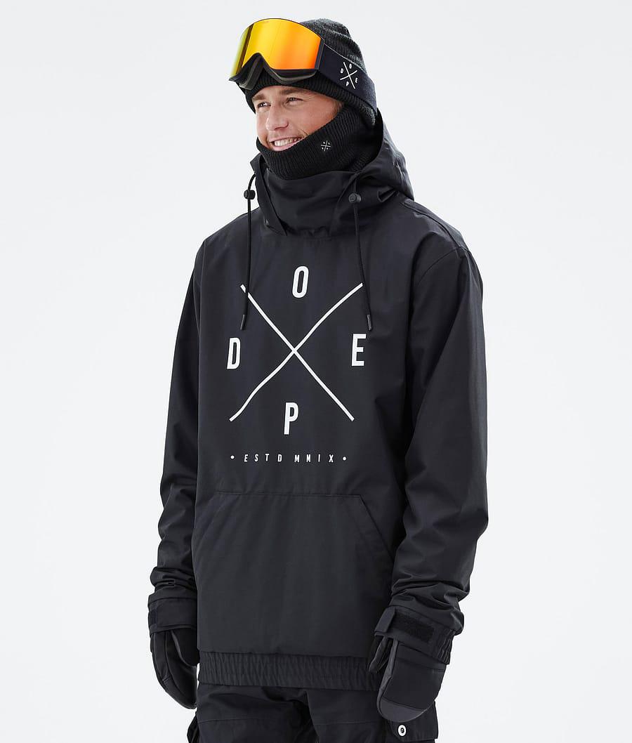 Men's Dope Migoo 2X-Up Snowboard Jacket Black USA | GWAXS-8039