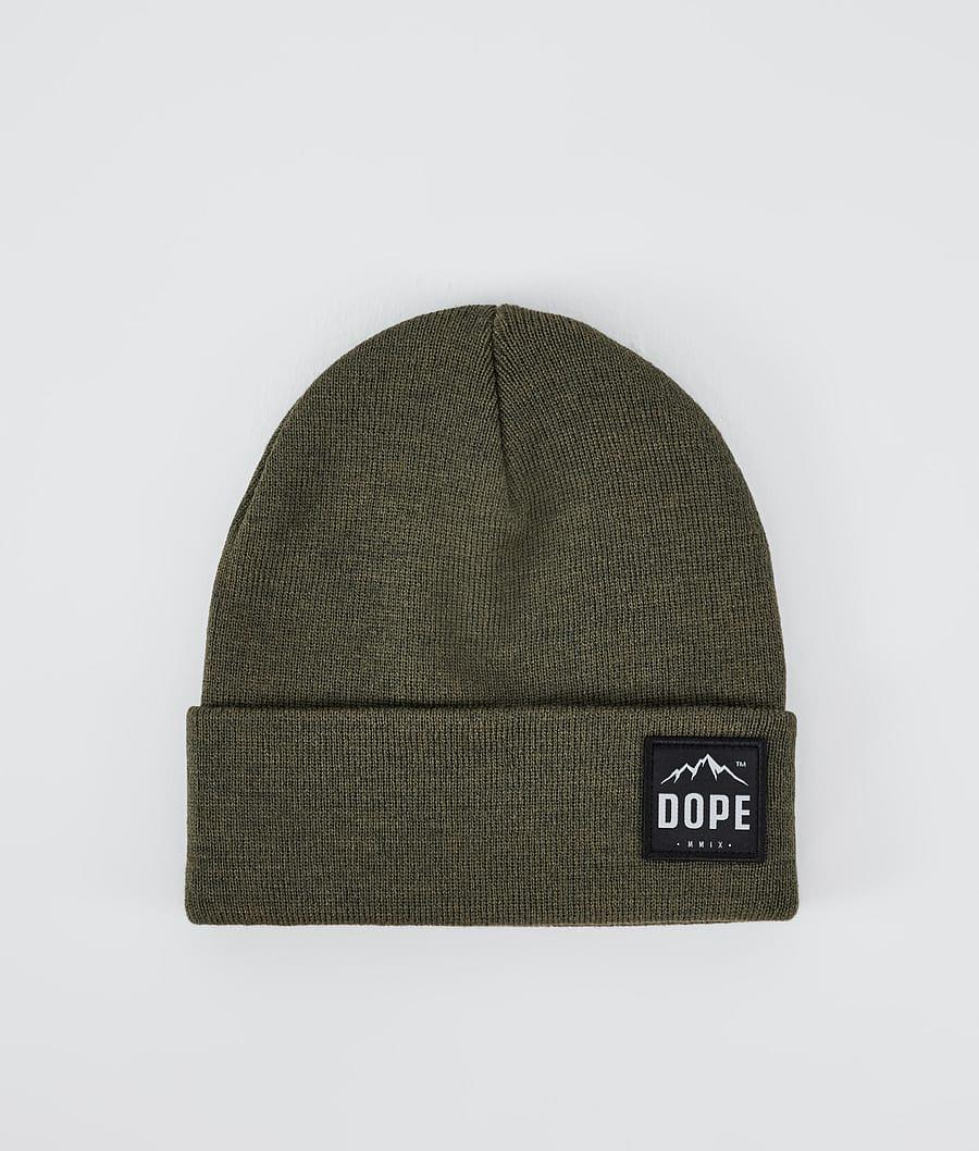 Men's Dope Paradise Beanie Olive Green USA | EFYZA-4567