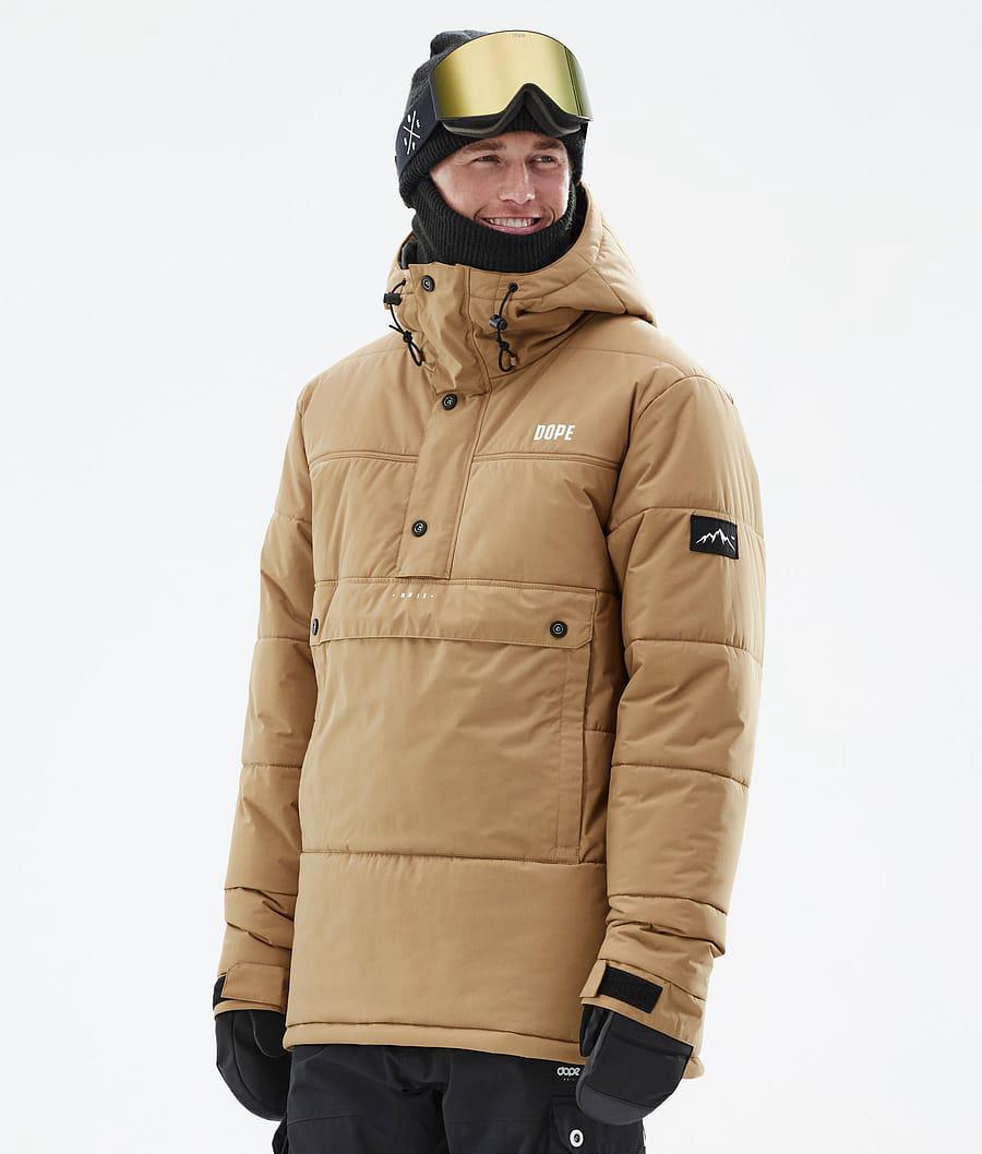 Men's Dope Puffer Ski Jacket Gold USA | KSBPH-3267