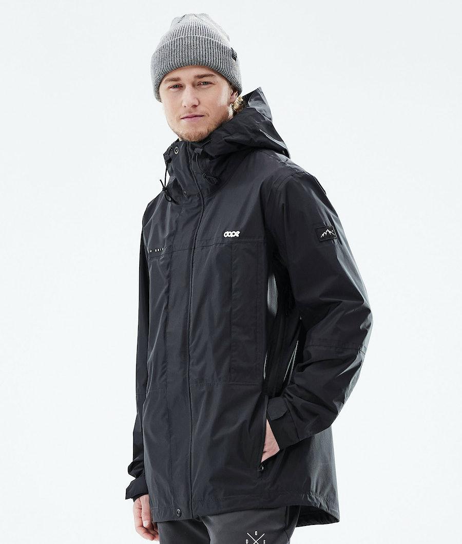 Men's Dope Ranger Light Outdoor Jacket Black USA | TXVOD-7915