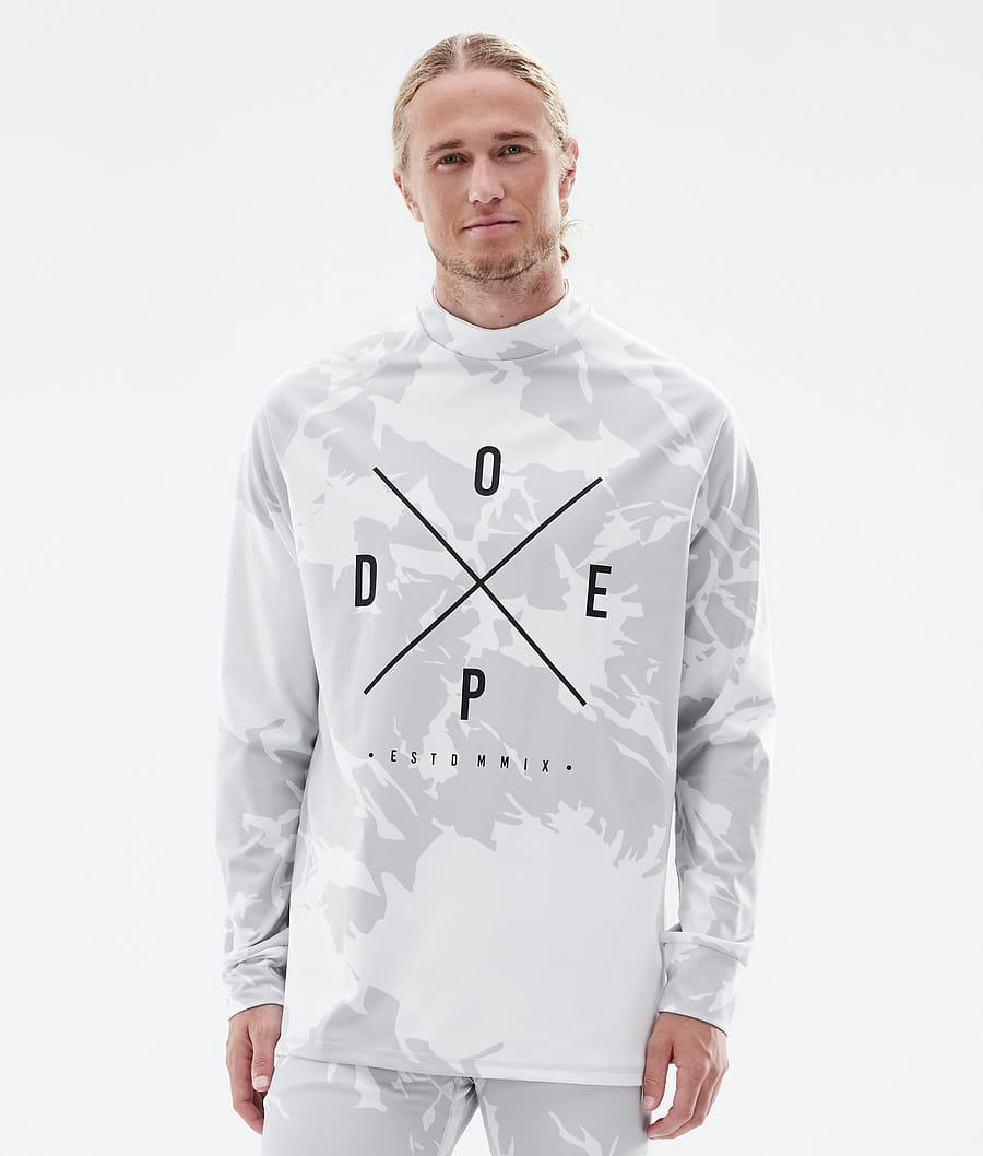 Men's Dope Snuggle 2X-Up Base Layer Top Grey Camo USA | KIHLE-1568