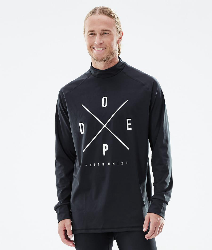 Men's Dope Snuggle 2X-Up Base Layer Top Black USA | NCSXV-1386