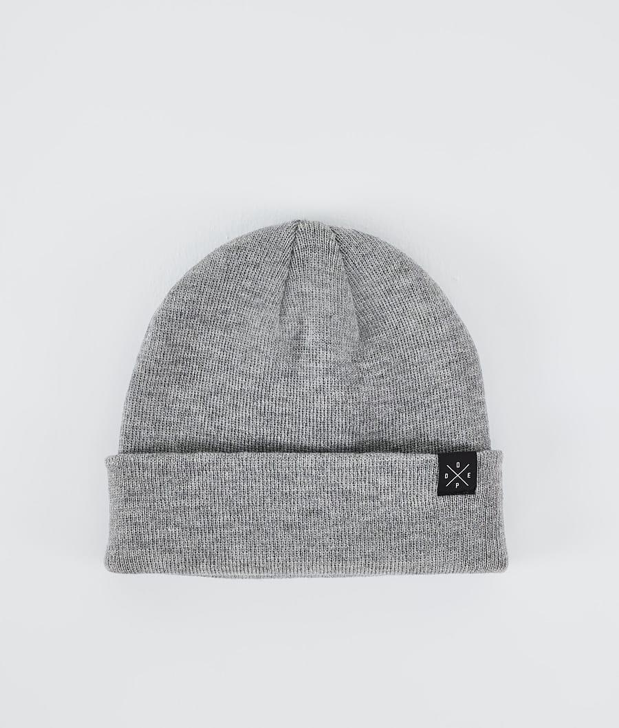 Men's Dope Solitude Beanie Grey Melange USA | SUQIO-8157