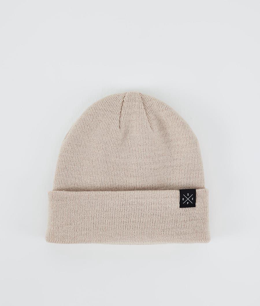 Men's Dope Solitude Beanie Sand Beige USA | OLGDB-3728