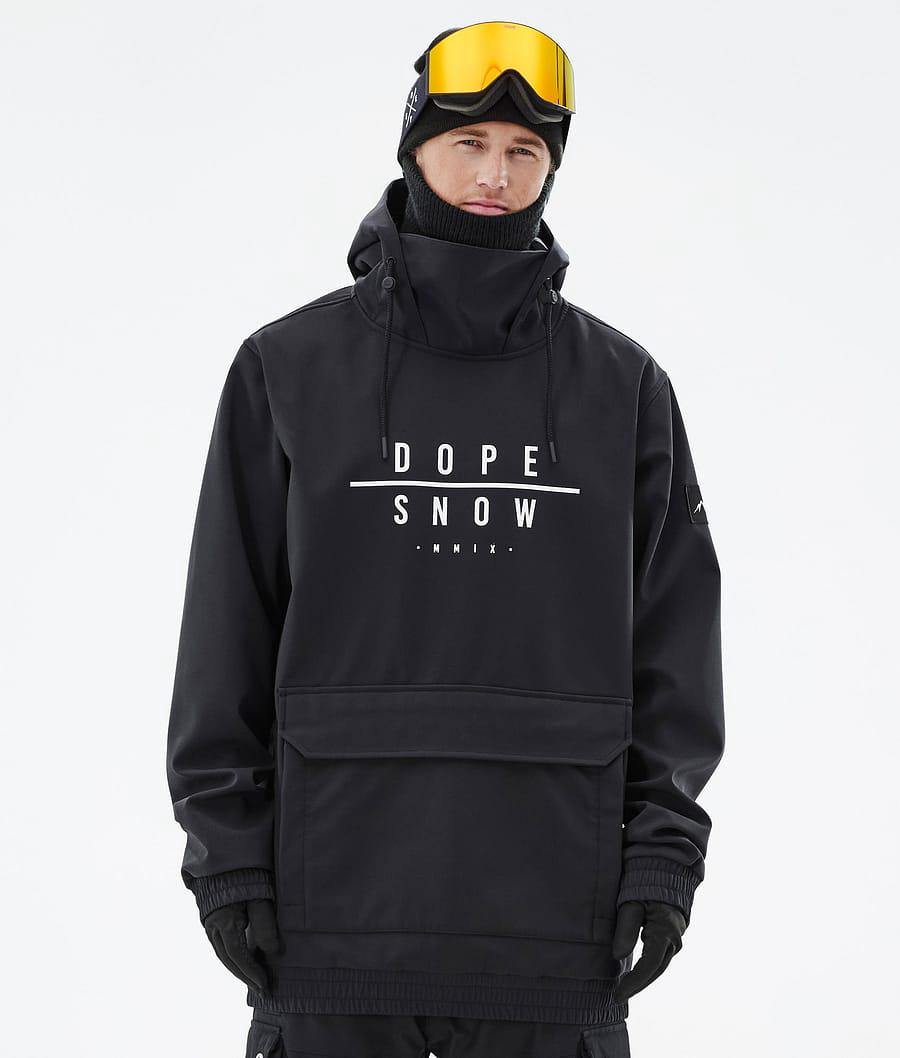 Men's Dope Wylie DS Ski Jacket Black USA | WNMOX-1743