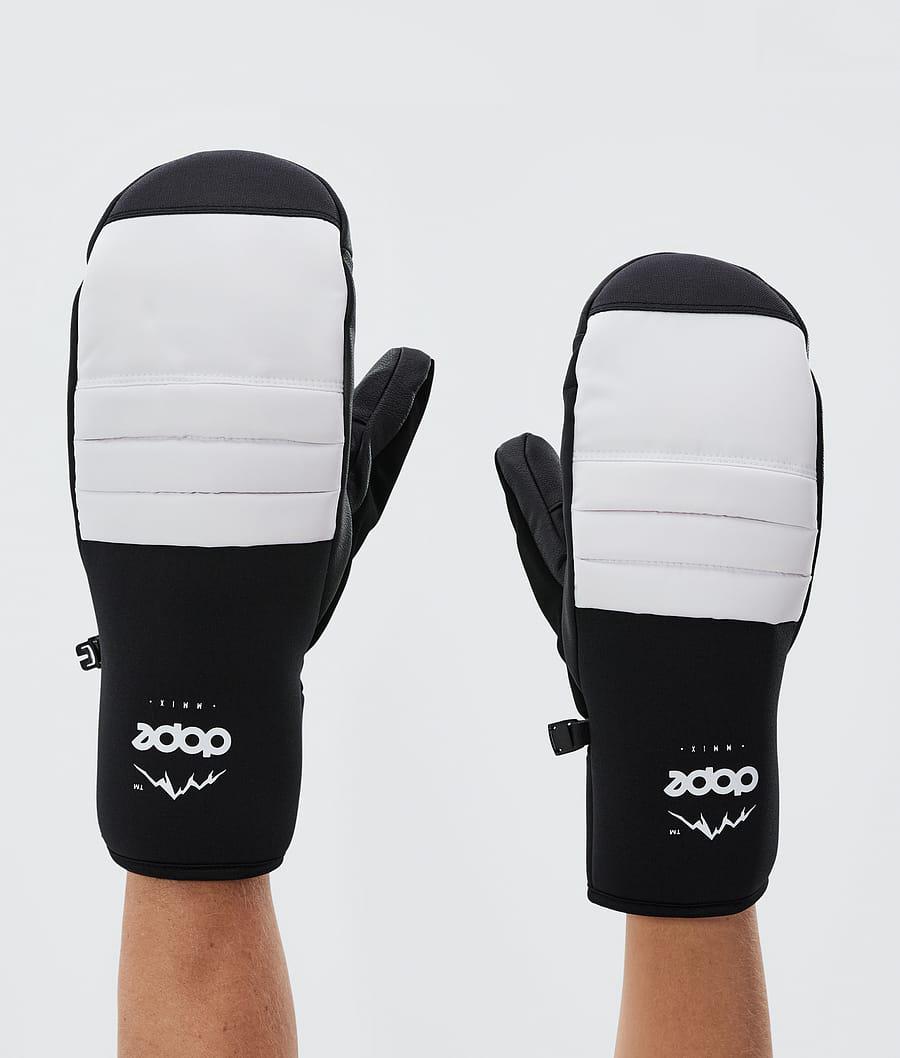 Women's Dope Ace Snow Mittens White USA | MWZUK-0352