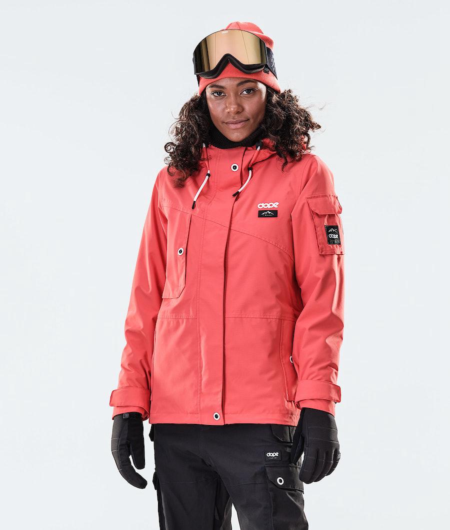 Women's Dope Adept W 2020 Snowboard Jacket Coral USA | JPUBO-5126