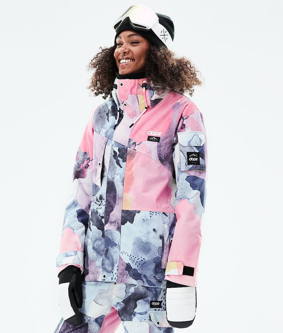 Women's Dope Adept W 2021 Ski Jacket Ink Multicolor USA | WKHOR-8574