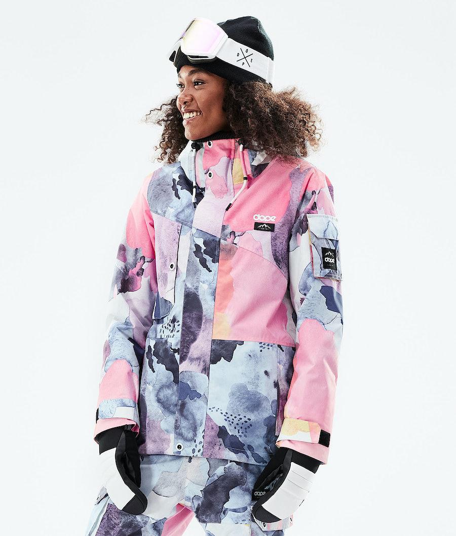 Women's Dope Adept W 2021 Snowboard Jacket Ink Multicolor USA | OQMCU-6805