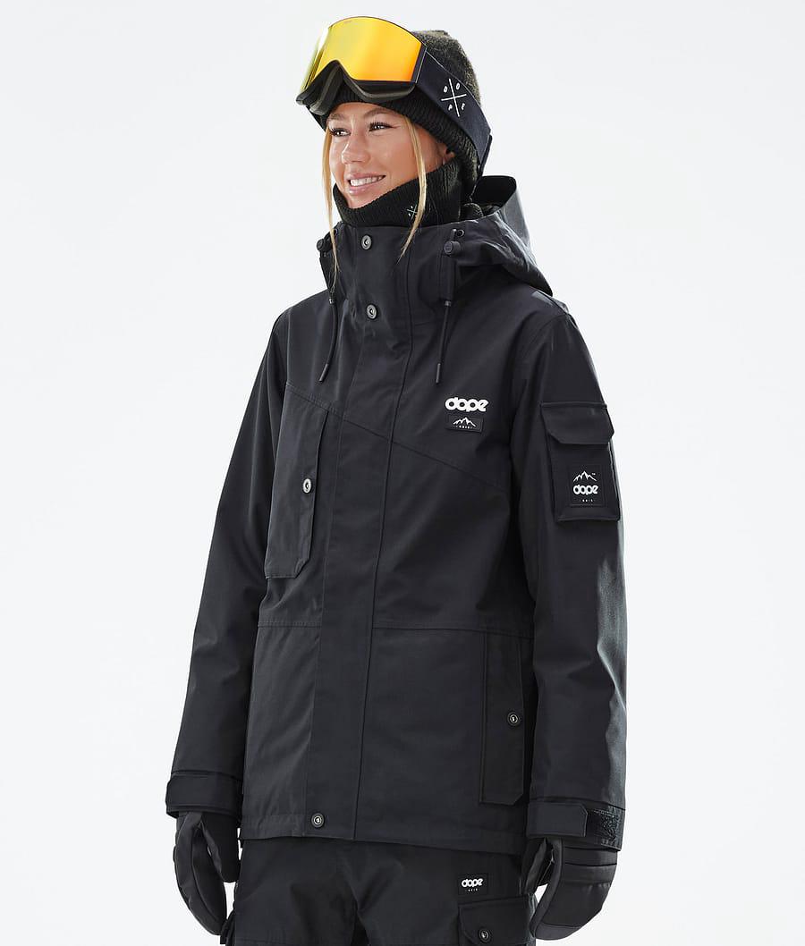 Women's Dope Adept W Ski Jacket Black USA | IZJTK-6830